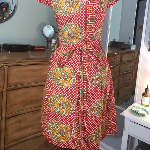 Cute Cotton Wrap Dress! - Picture 4 of 4
